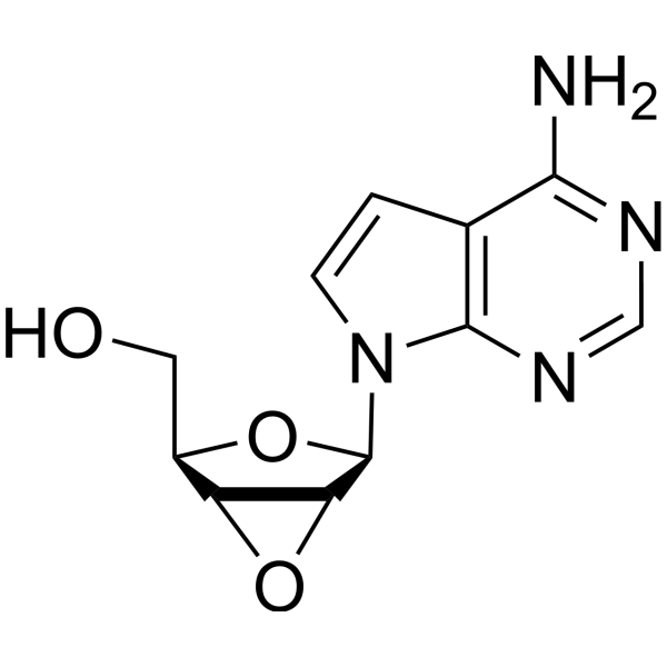 7-(2,3-Anhydro-β-D-ribofuranosyl)-7H-pyrrolo[2,3-d]pyrimidin-4-amine 40627-31-4